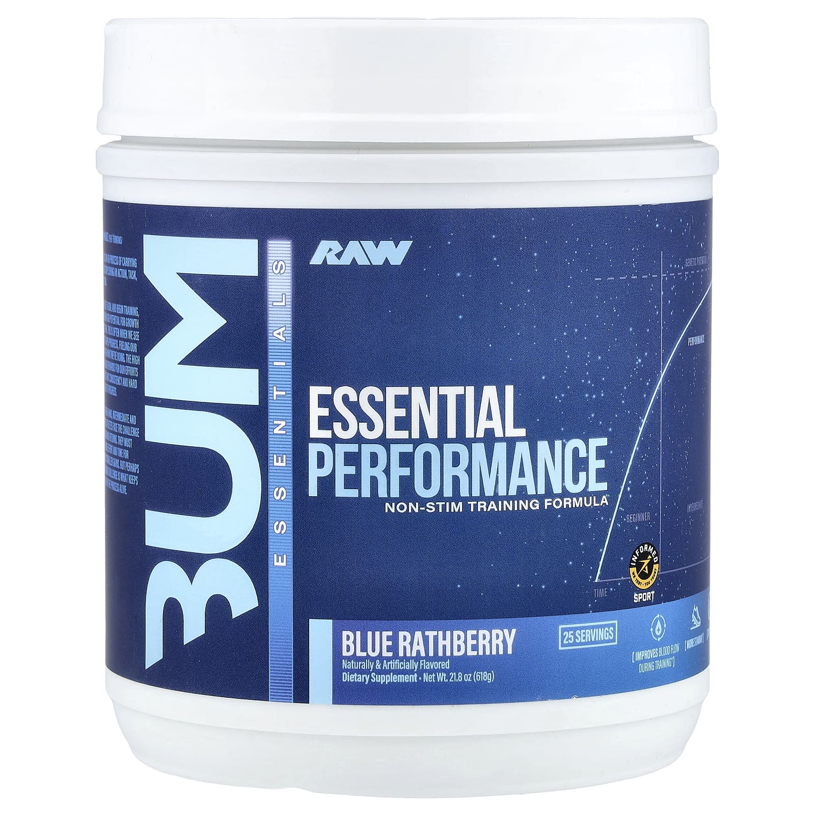 Raw Nutrition - Välttämätön Suorituskyky - 582g
