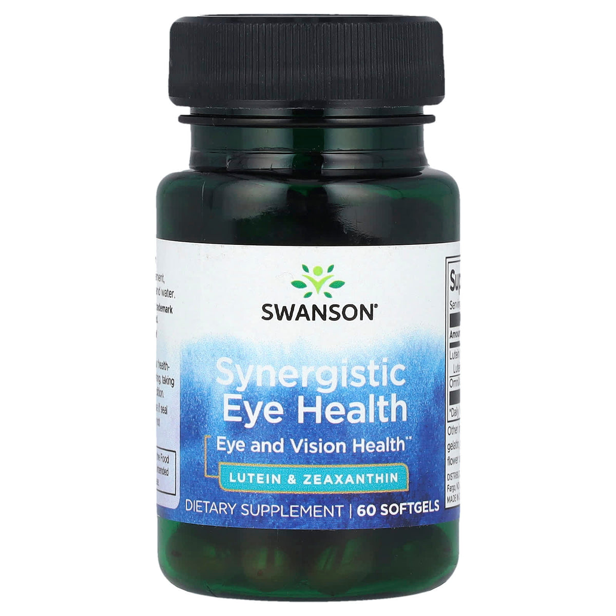 Eye Health Lutein & Zeaxanthin baksida