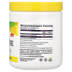 L-Glutamine 300g pulver baksida näringsfakta