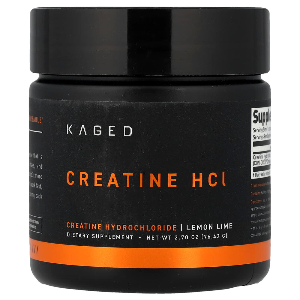 Kaged Muscle Creatine HCL märkningar certifikat