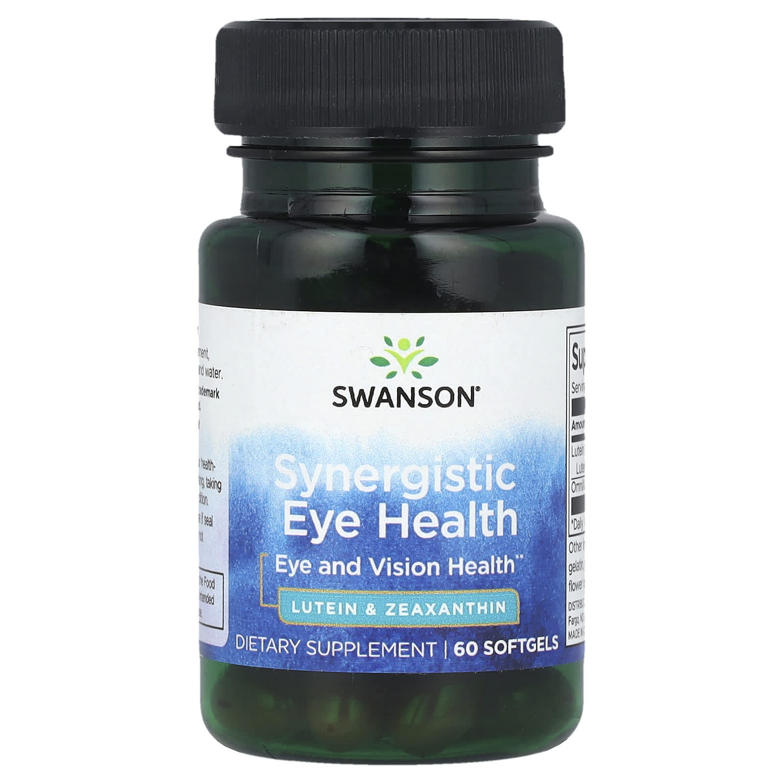 Swanson - Synergistic Eye Health Lutein & Zeaxanthin - 60 Sgels
