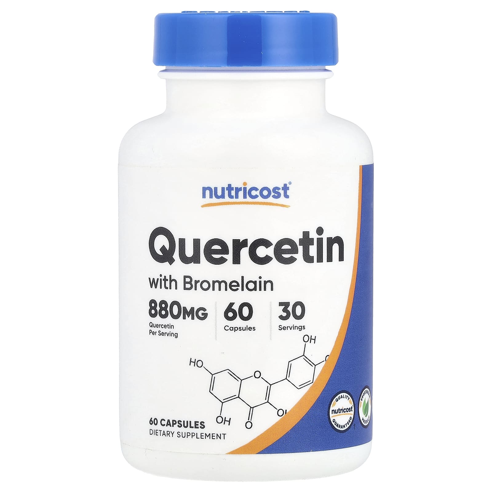 Nutricost - Quercetin Med Bromelain - 60 Kapsler
