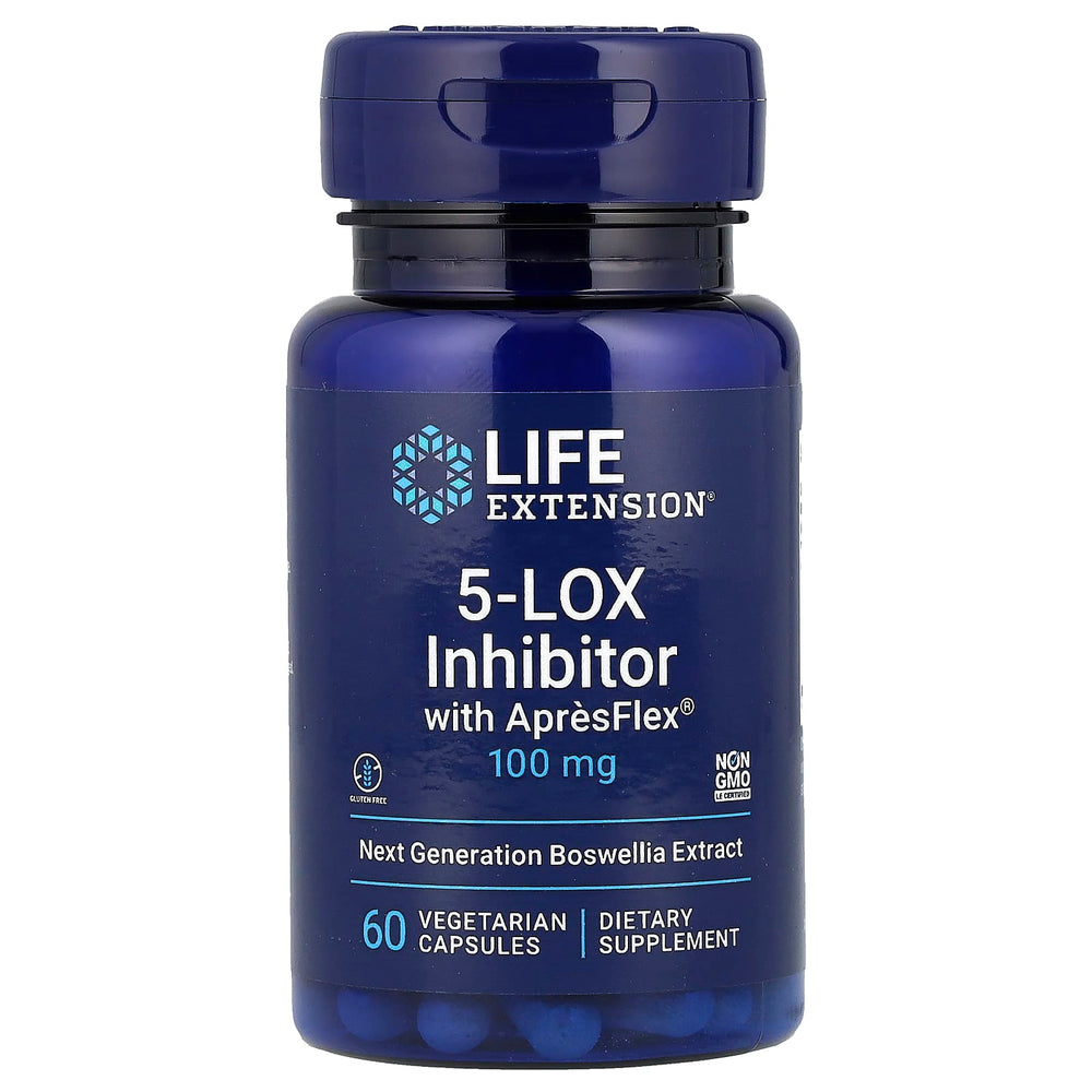 Life Extension 5-LOX Inhibitor baksida näringsinformation