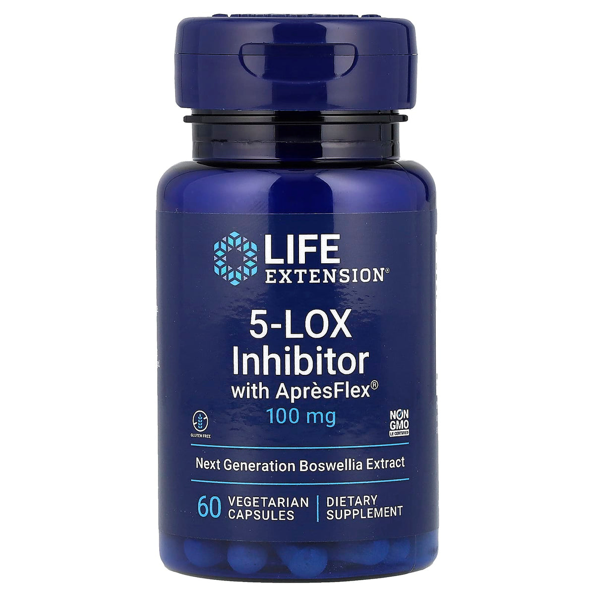 Life Extension 5-LOX Inhibitor baksida näringsinformation
