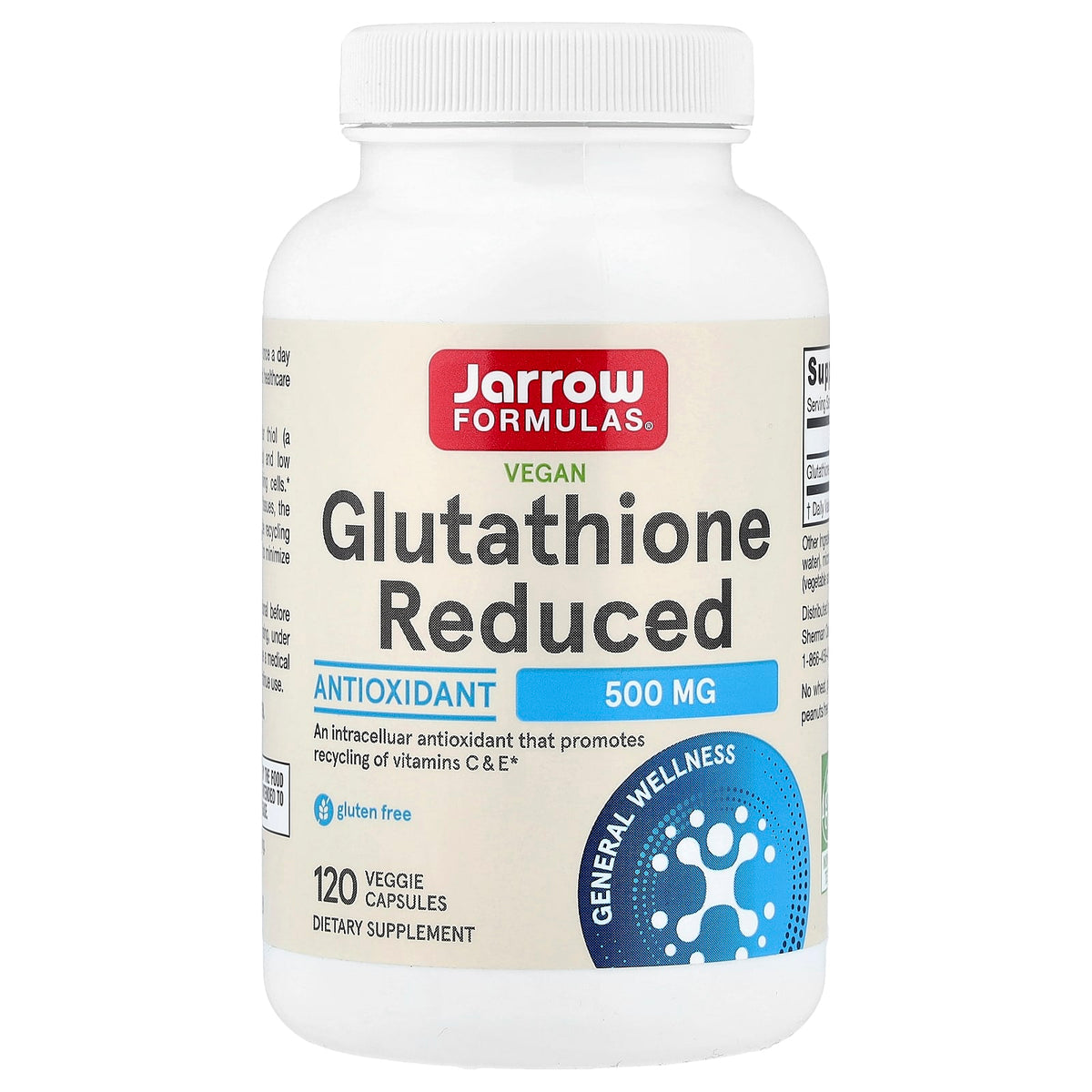 Jarrow Formulas - Reduced Glutathione - 500mg