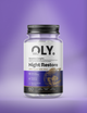 Oly Night Restore 1260 mg – kosttillskott för kvällen med glycin, magnesium, L-theanin och vitamin B6, 60 veganska kapslar
