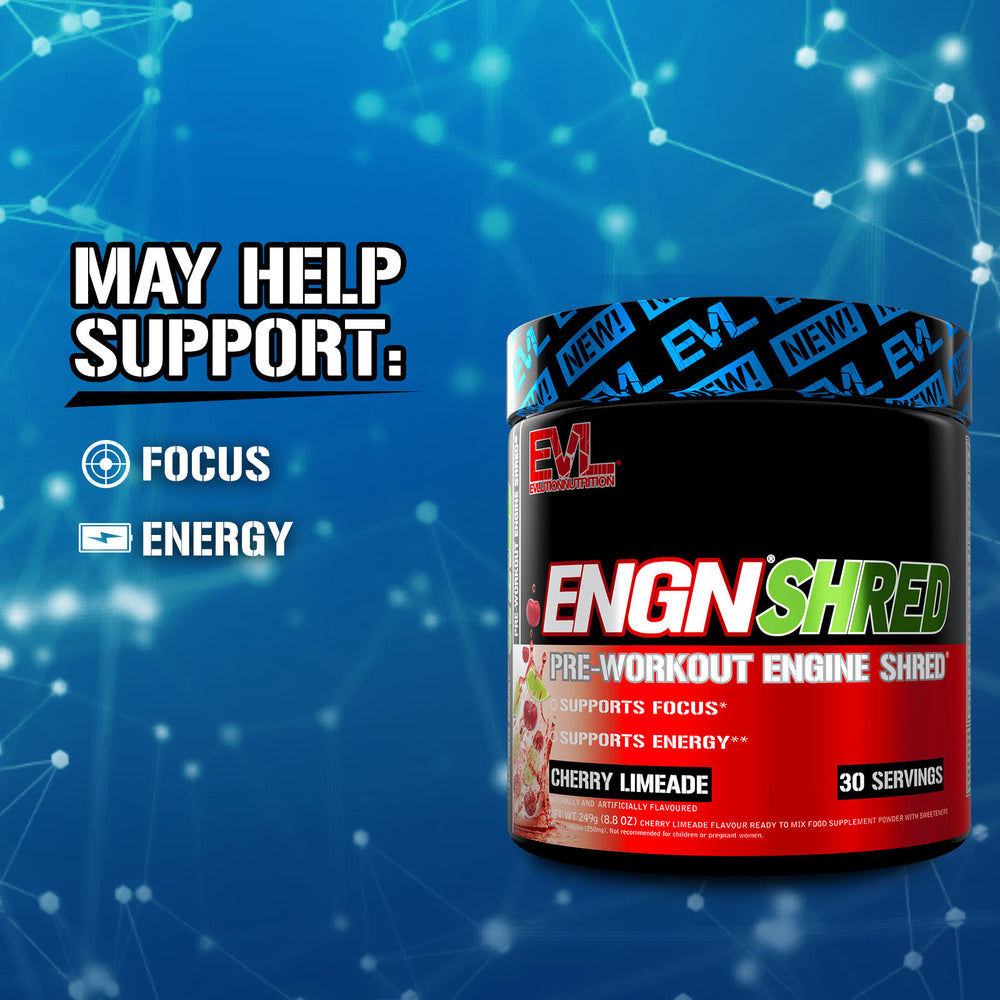 EVLution Nutrition Shred ingredienser & varningar
