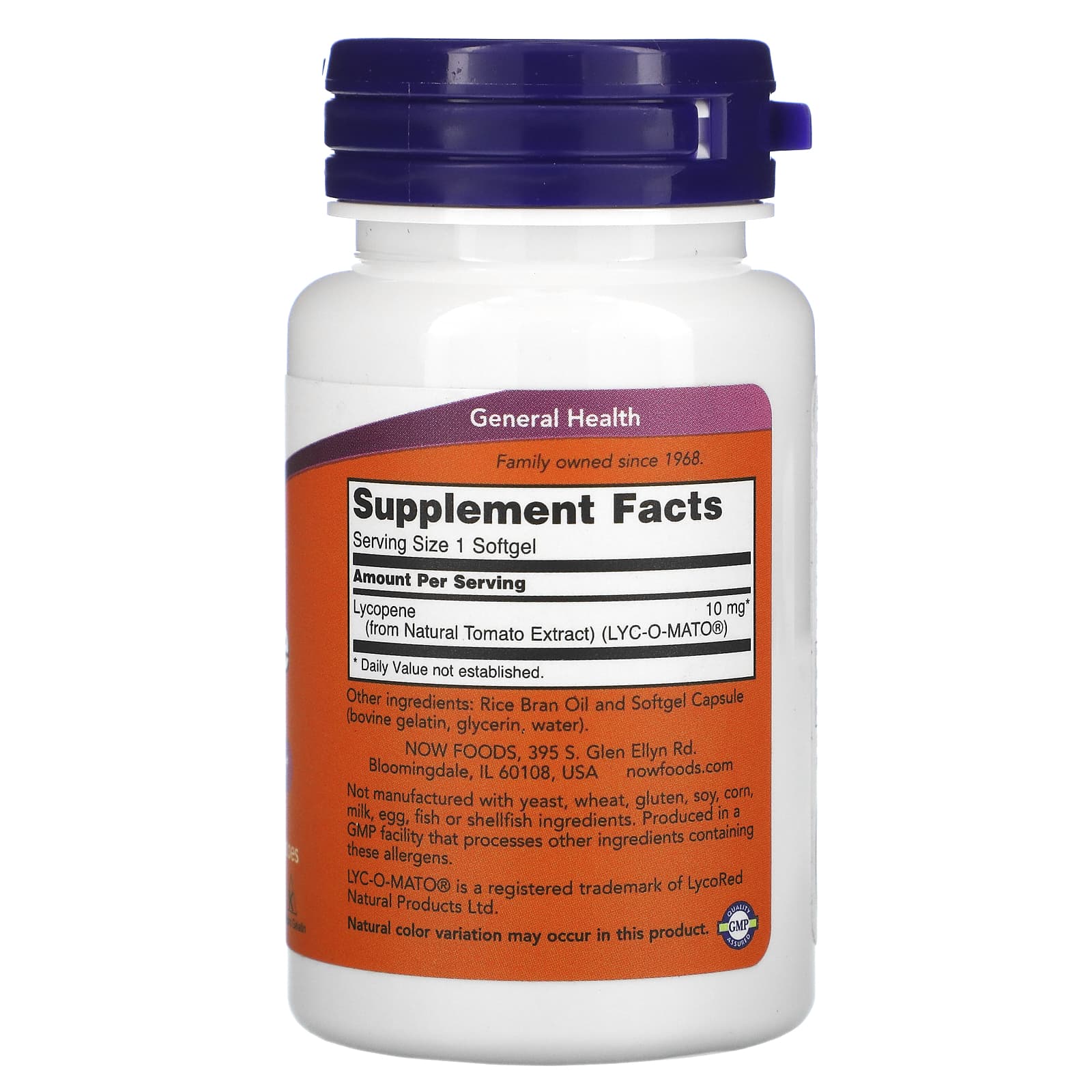 NOW Foods - Lycopeeni - Antioksidanttituki