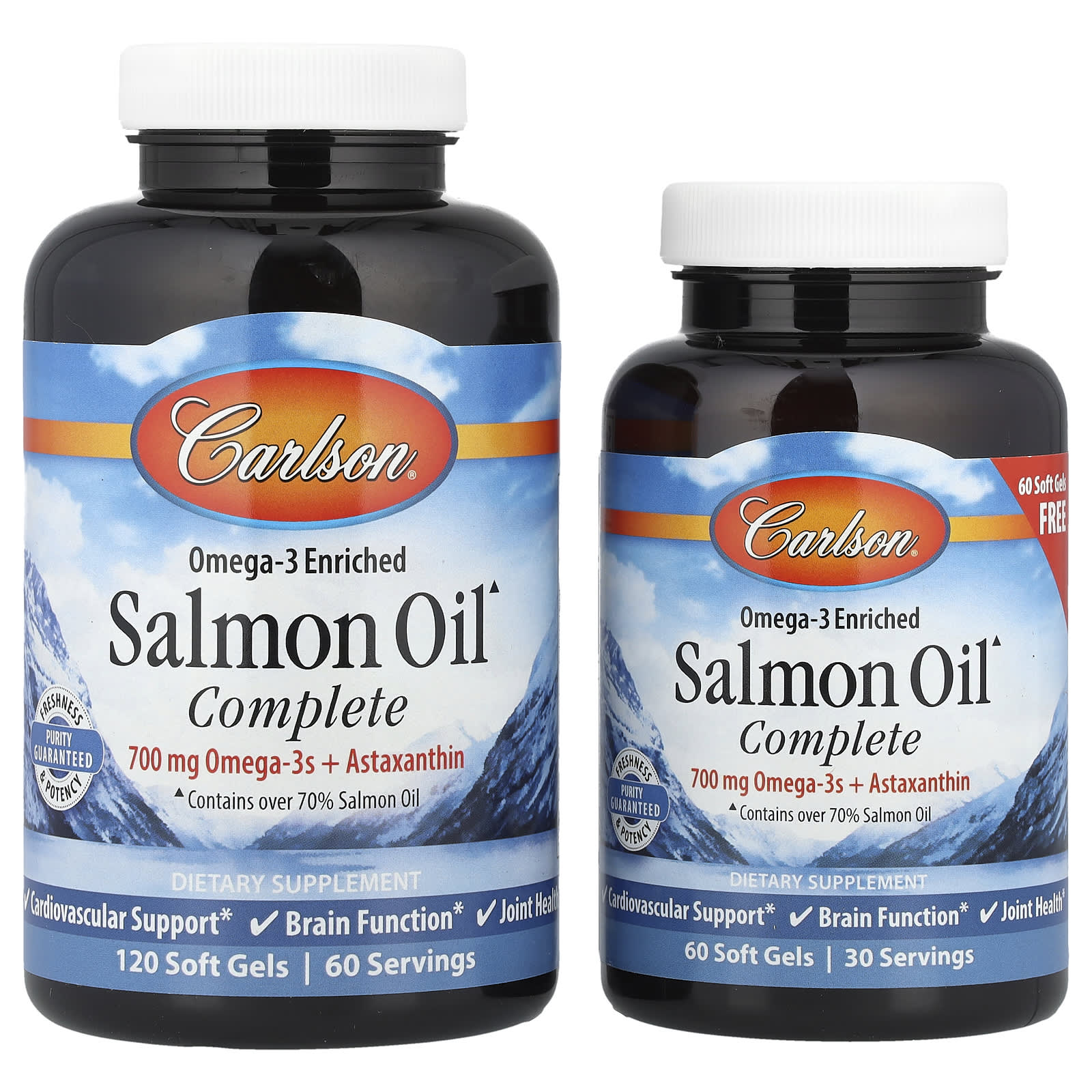 Norwegian Salmon Oil Complete baksida näringsfakta