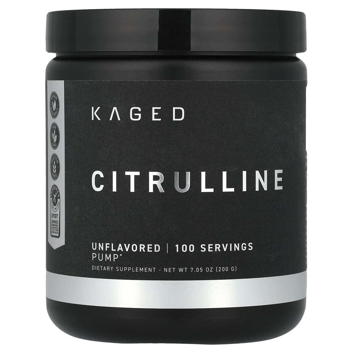 L-Citrulline Smakfritt Pulver 200g framsida