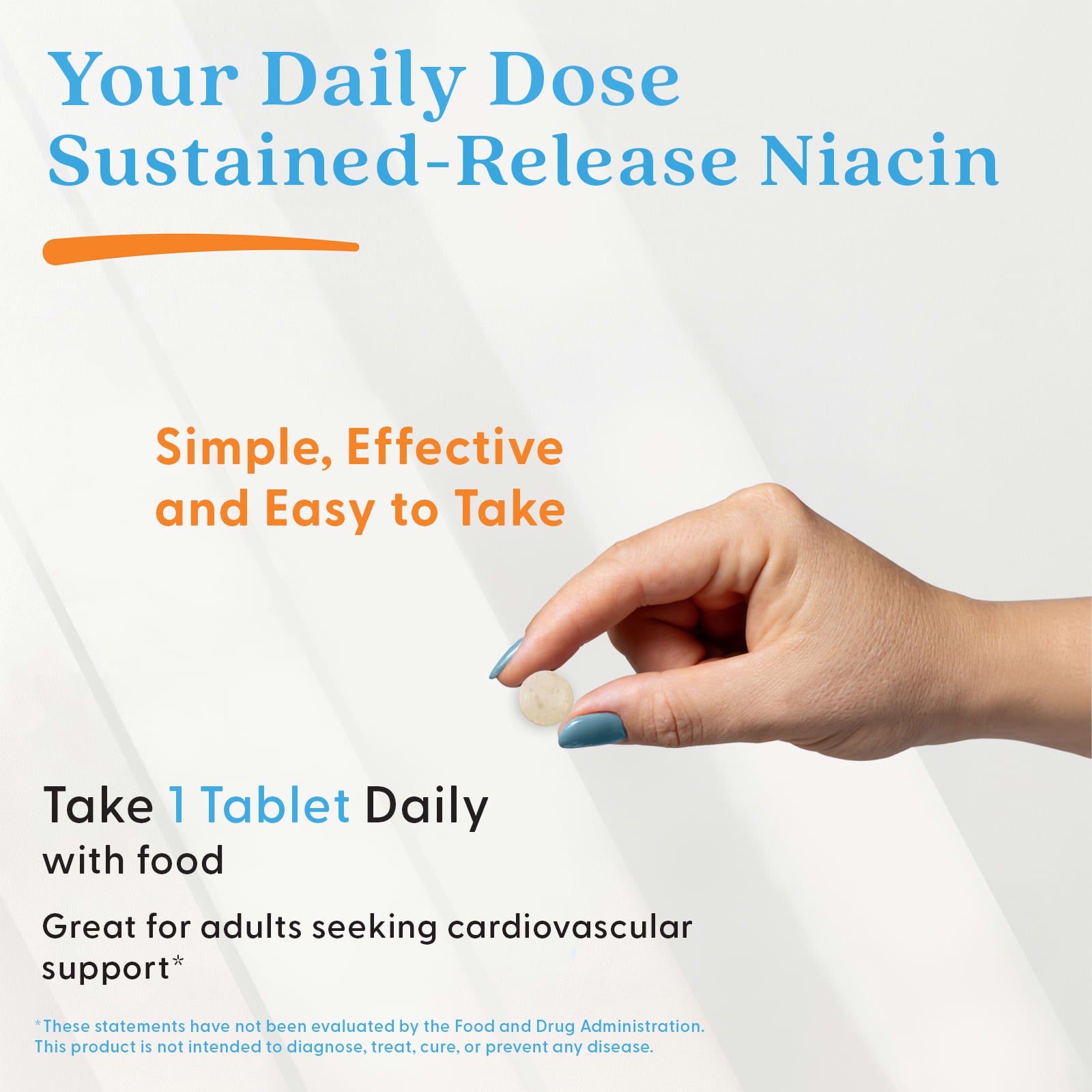 Sustained-Release Niacin förpackning detalj