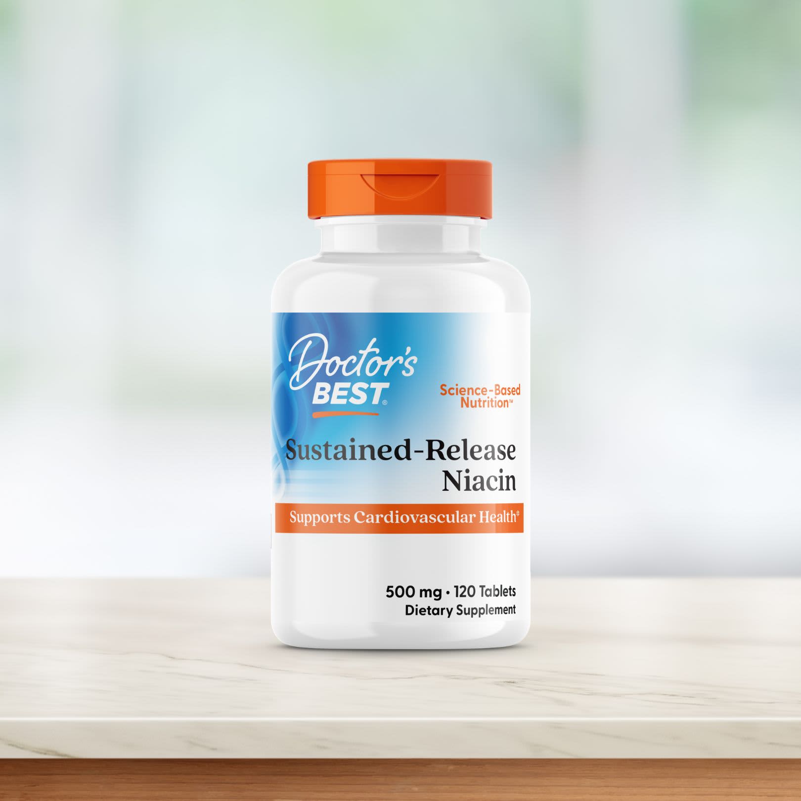 Sustained-Release Niacin Doctor's Best-märke