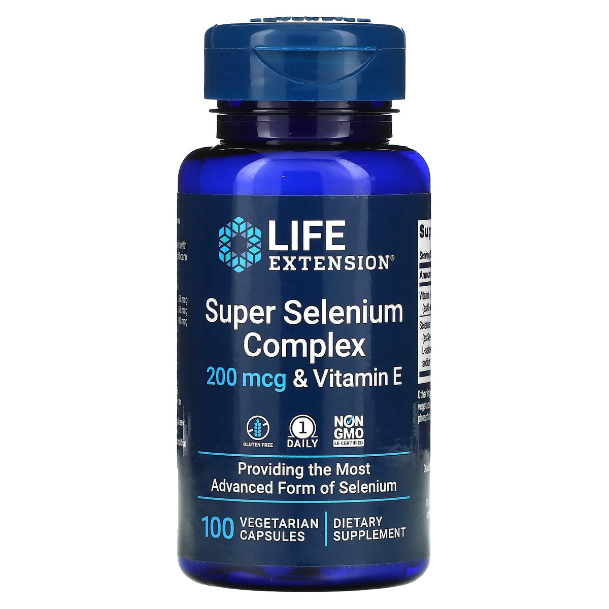 Life Extension - Super Seleeni Kompleksi & Vitamiini E - 100 Kapselia