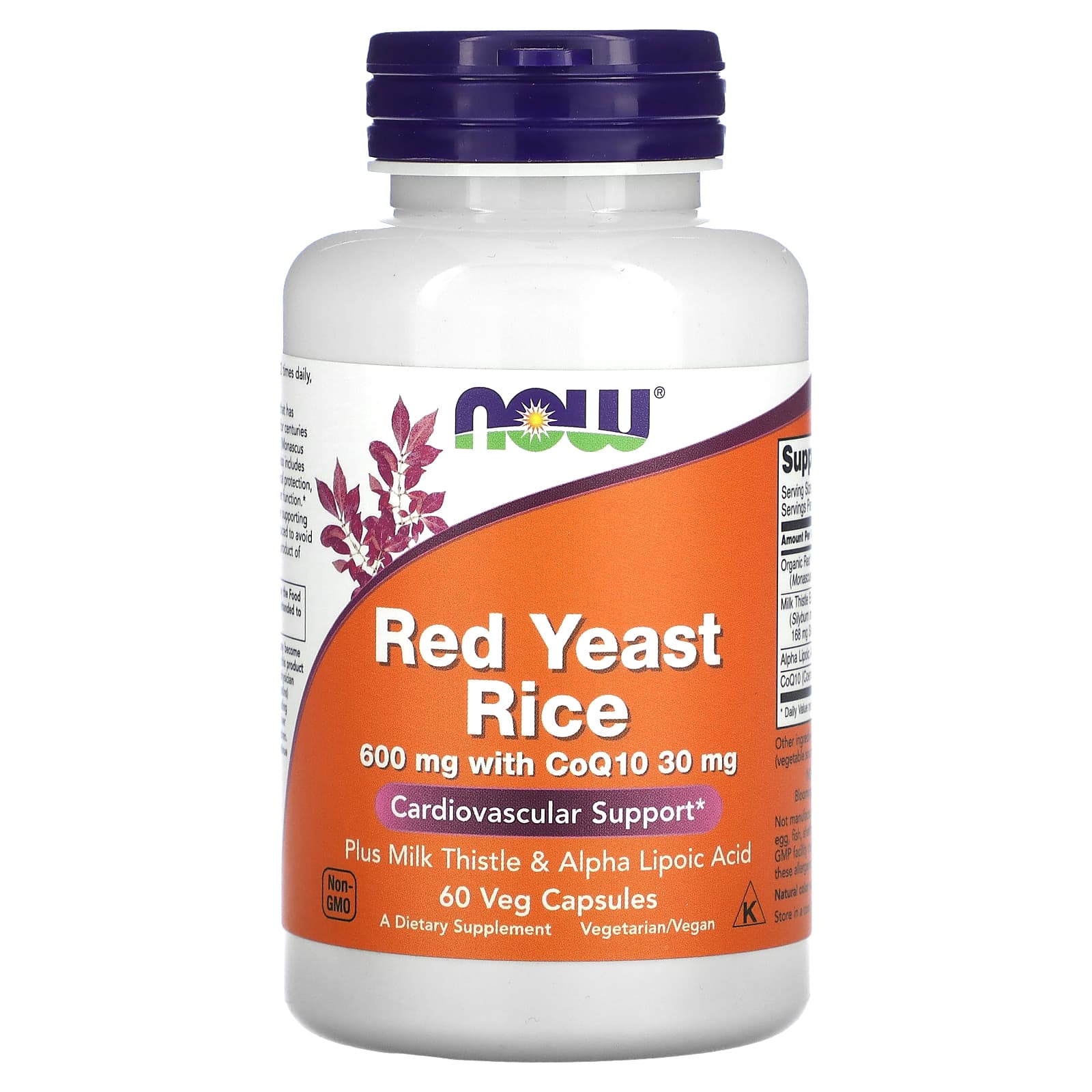 Red Yeast Rice & CoQ10 baksida
