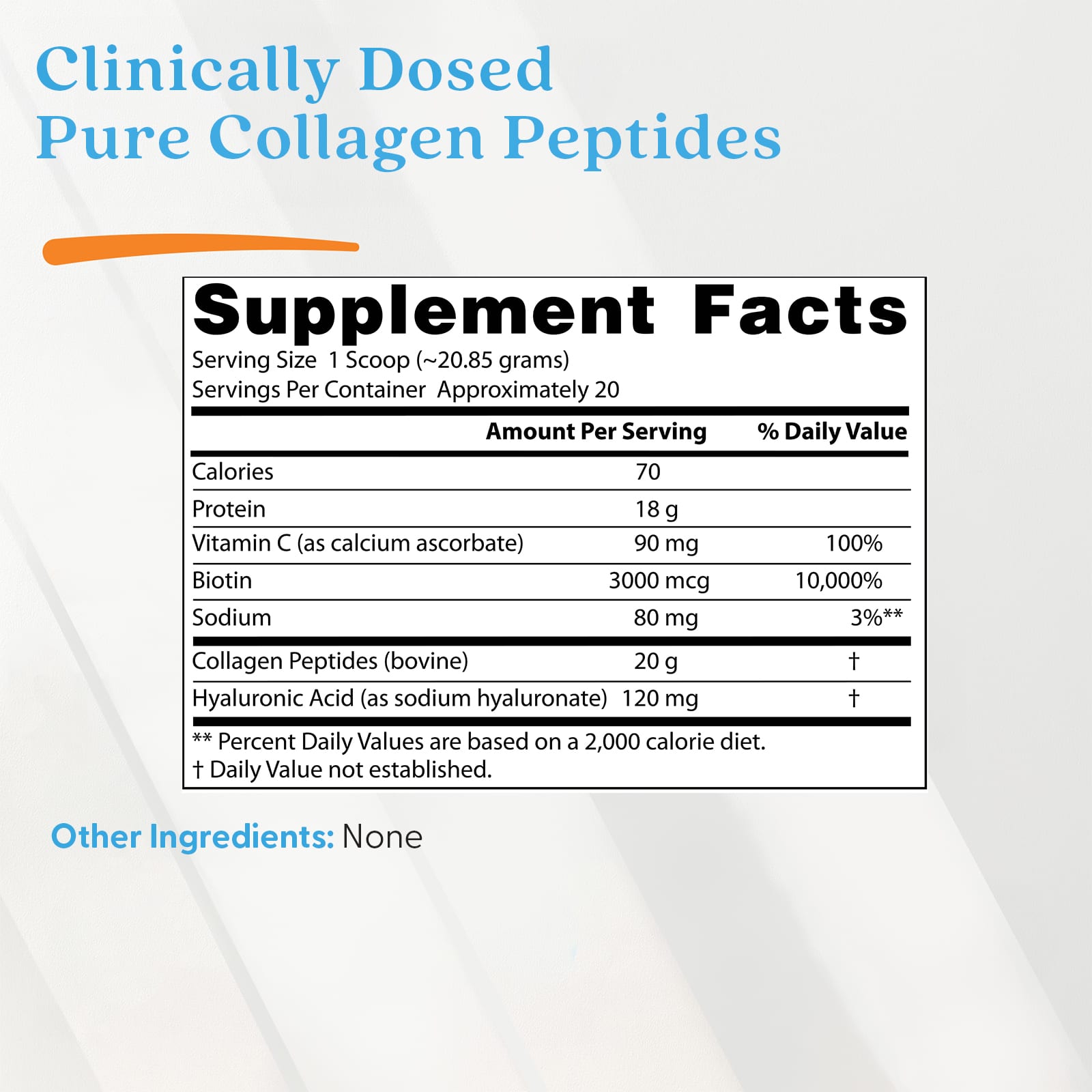 Pure Collagen Peptides ingredienser lista