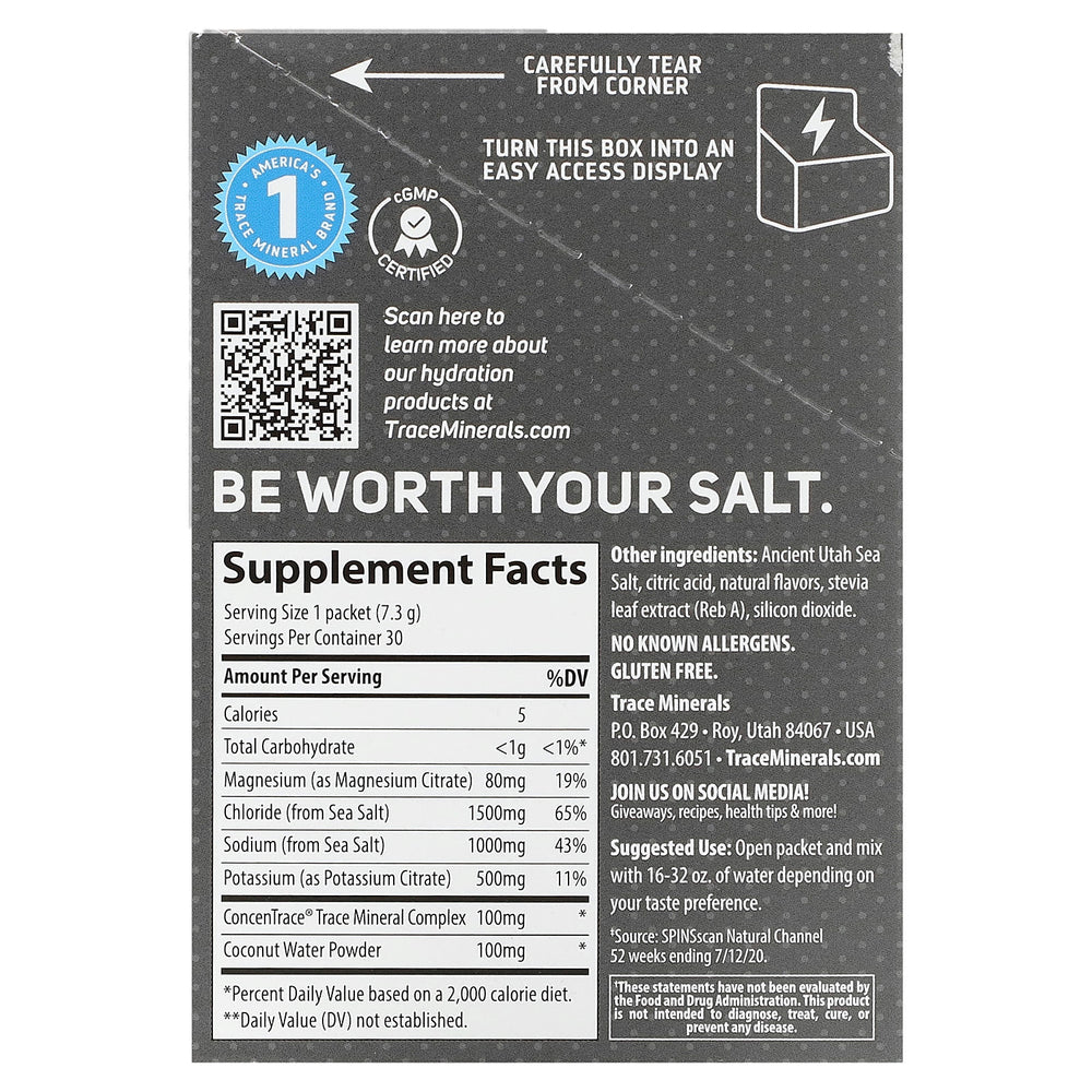 Trace Minerals Salty Watermelon näringsfakta