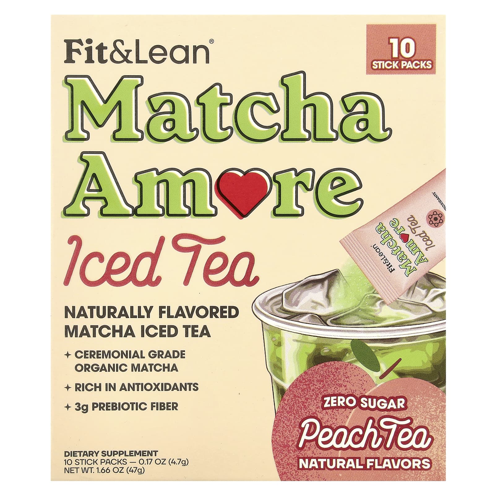 Fit & Lean - Matcha Amore Iced Tea