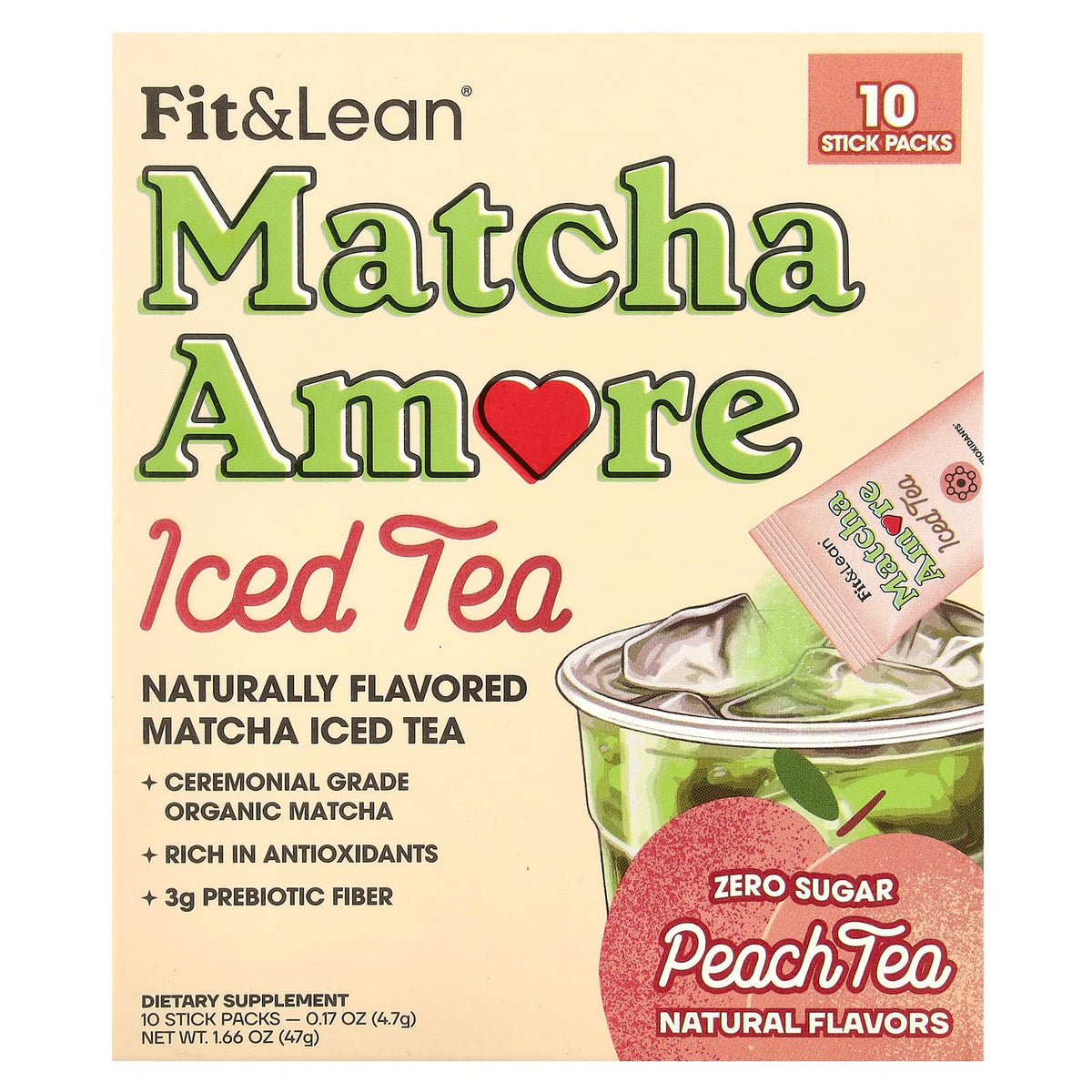 Fit & Lean - Matcha Amore Iced Tea