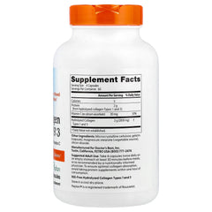 Doctor's Best Collagen ingredienser lista