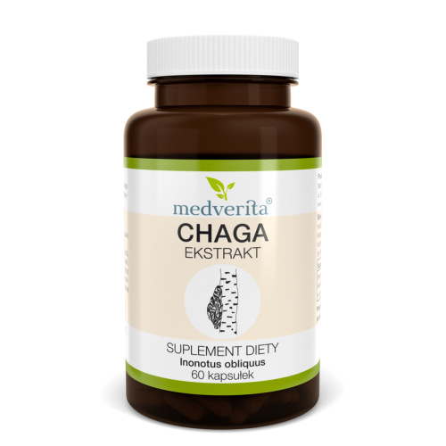Medverita - Chaga Extract 400mg - 60 kapsler