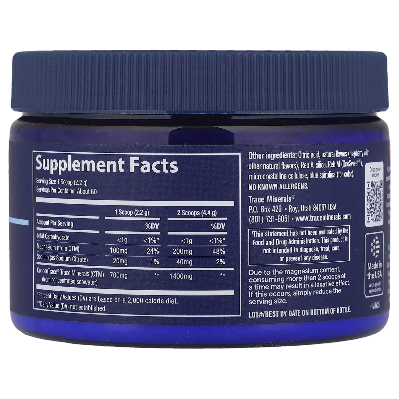 Trace Minerals - Concentrace Daily Mineral Powder