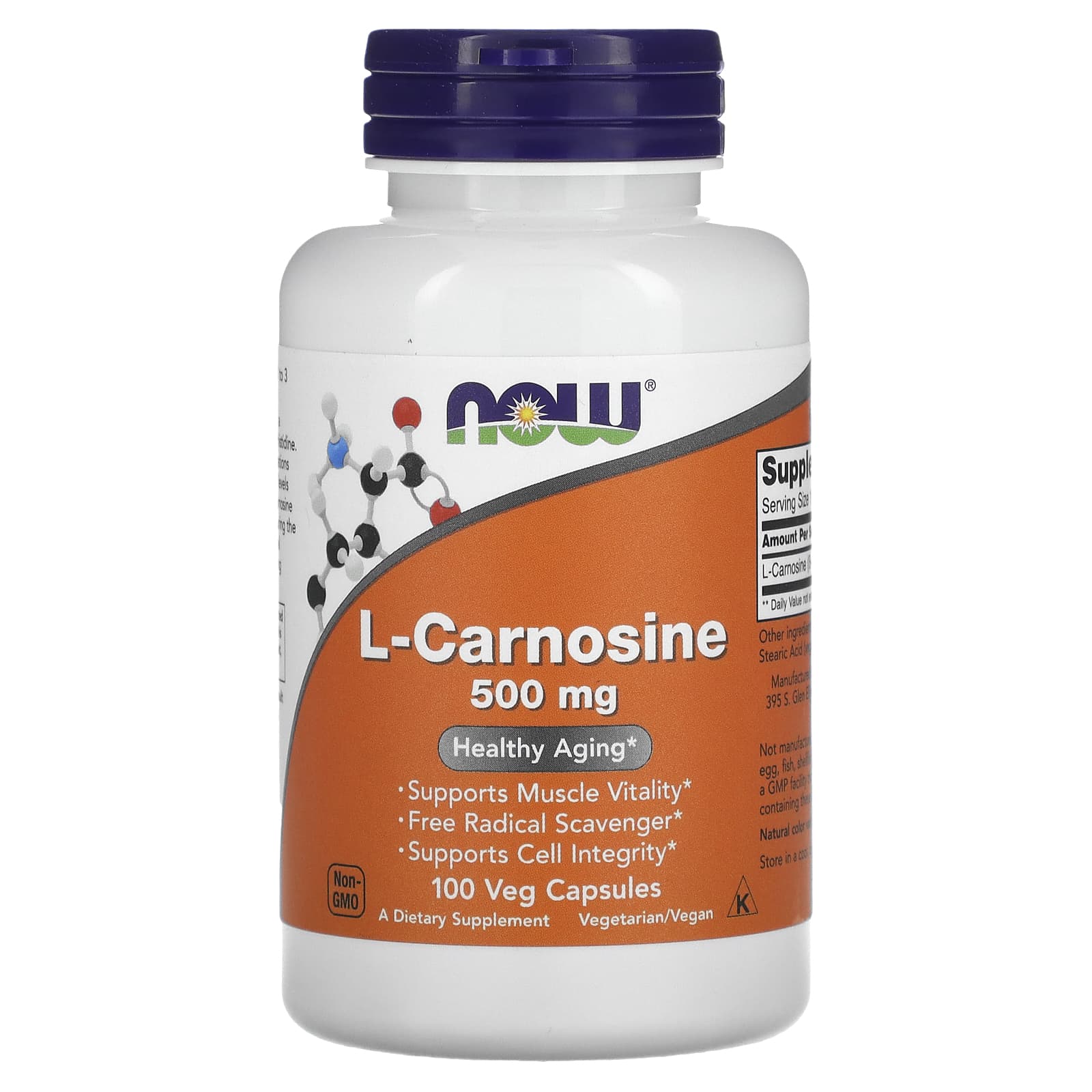 NOW Foods - L-Carnosine - 500mg