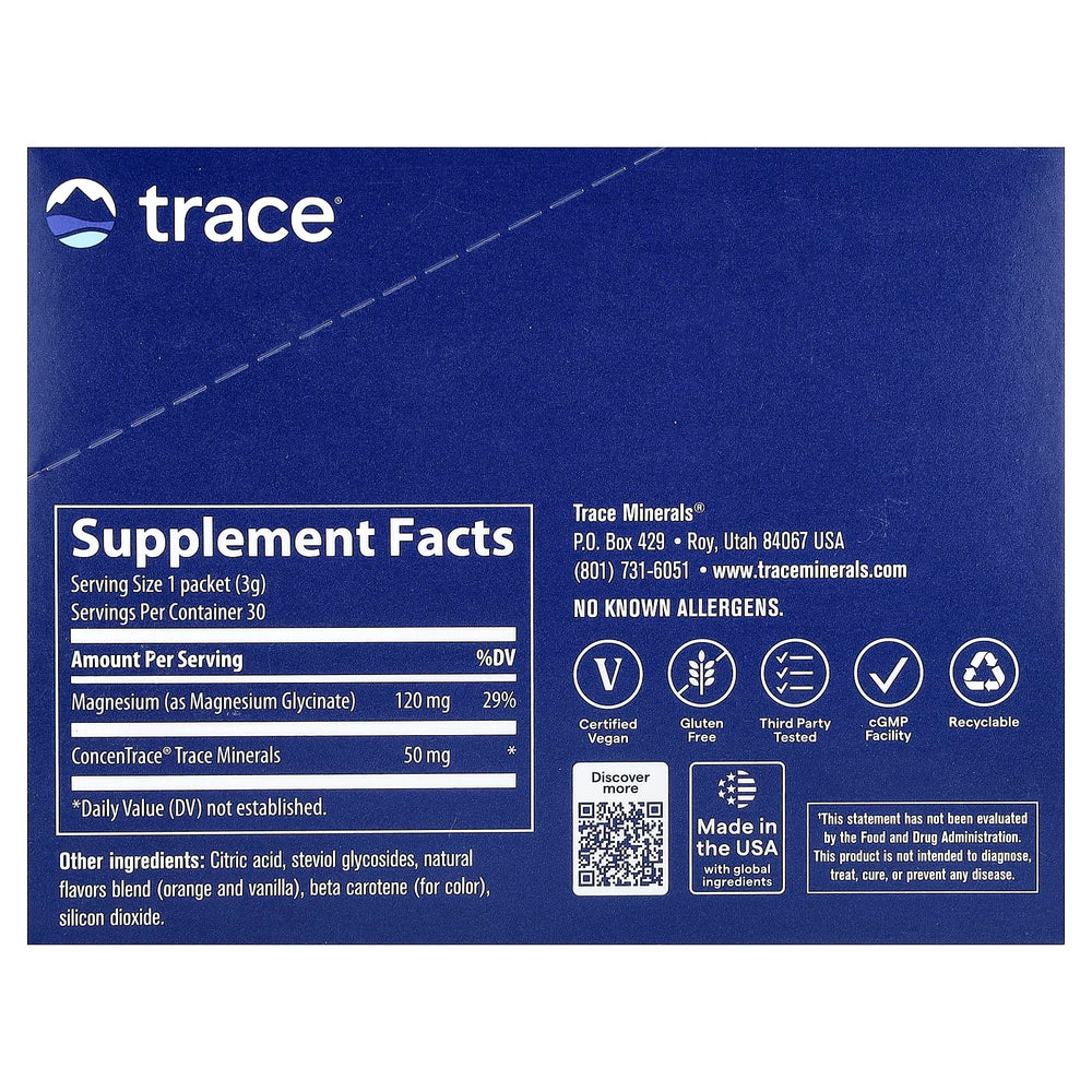 Magnesiumglycinat Powder varningstexter information