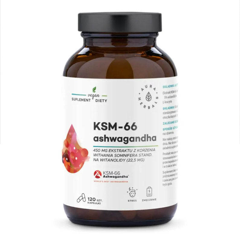 Aura Herbals - Ashwagandha KSM-66 450 mg