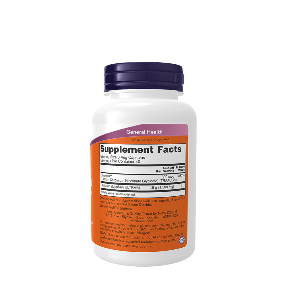 NOW Foods - Chitosan + Chromium