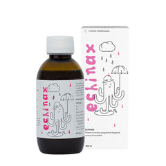 Echinacea Syrup baksida med näringsinformation