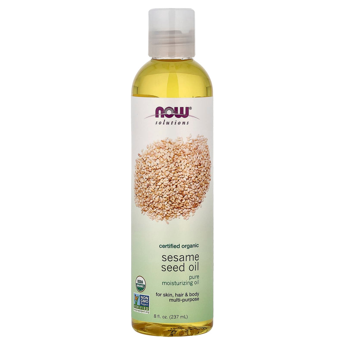 Now Foods - Luomu seesaminsiöljy - 237ml