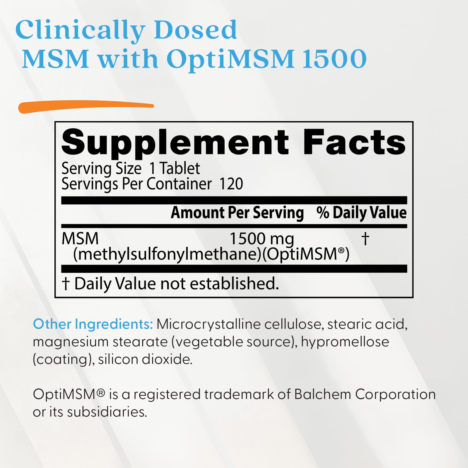 Doctor's Best - MSM OptiMSM:llä
