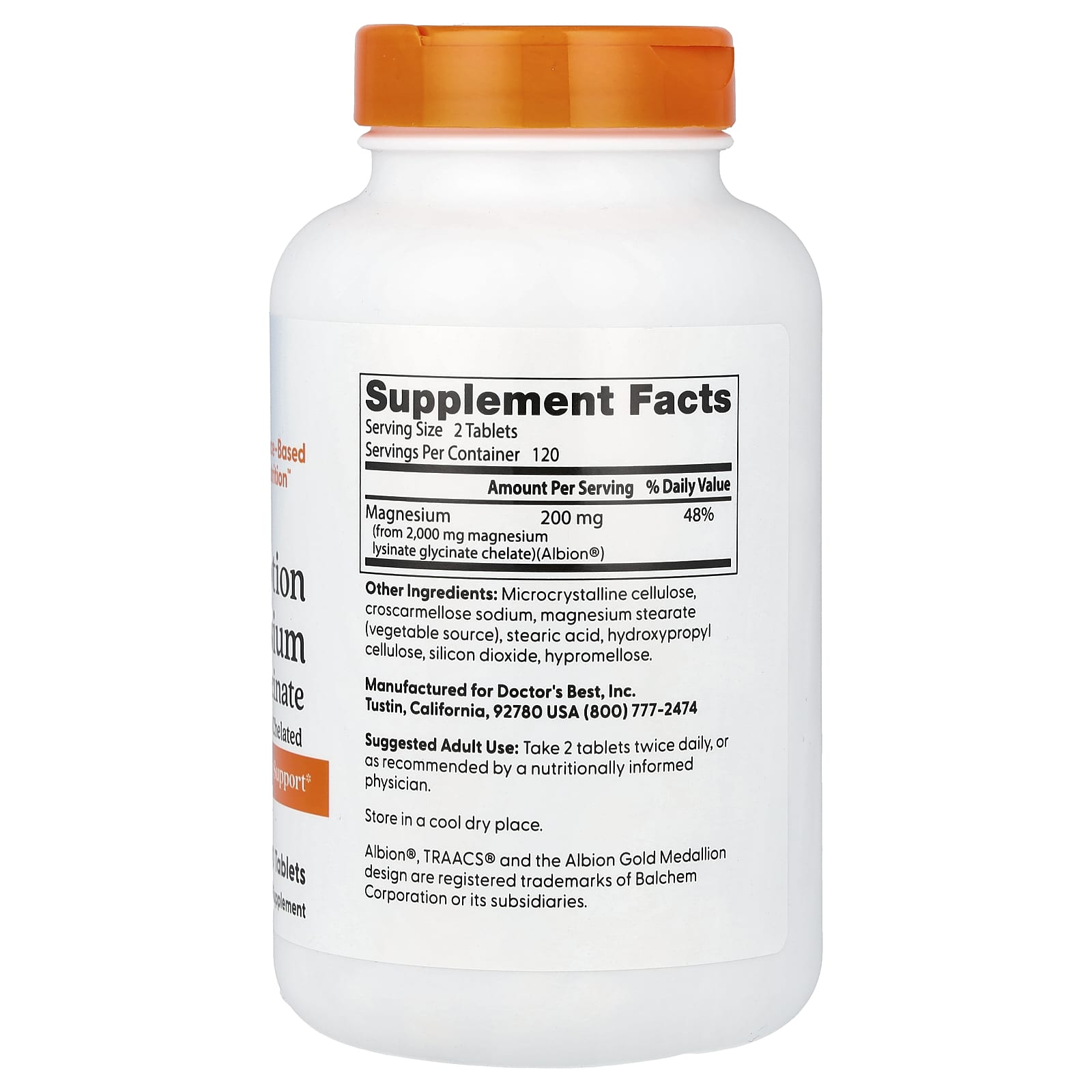 Doctor's Best - Høj Absorption Magnesium