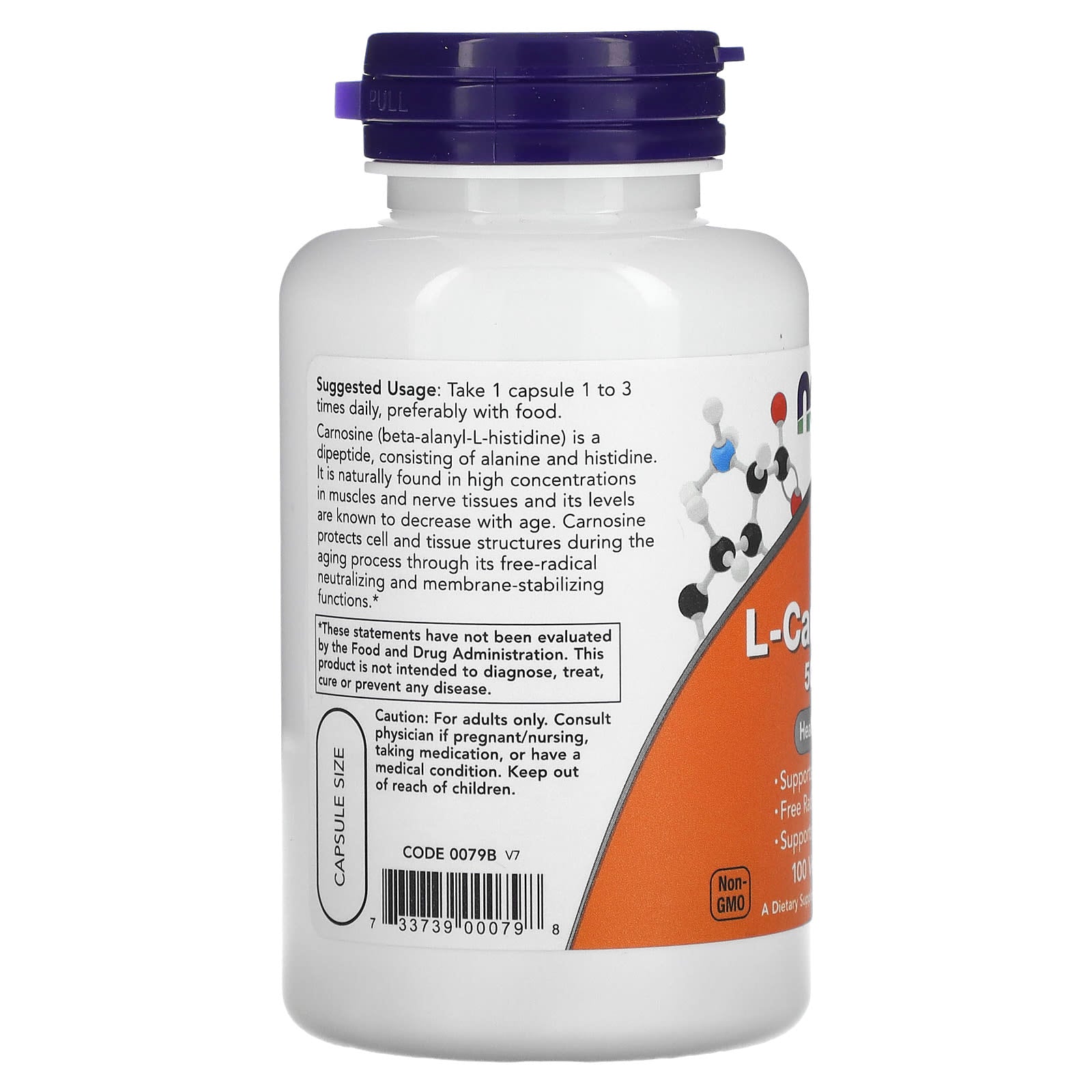 NOW Foods - L-Carnosine - 500mg