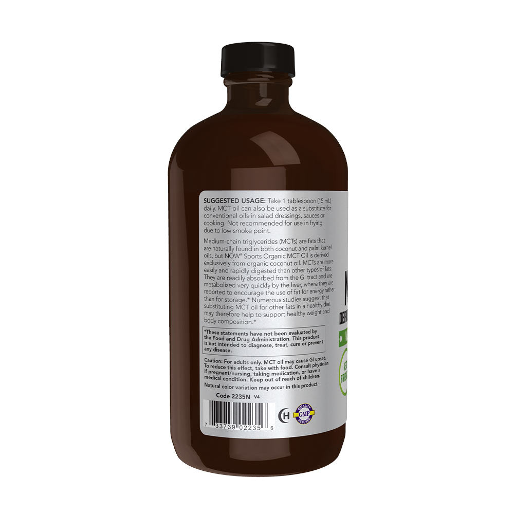 Now Foods - Sports Organic MCT Oil - 473ml
