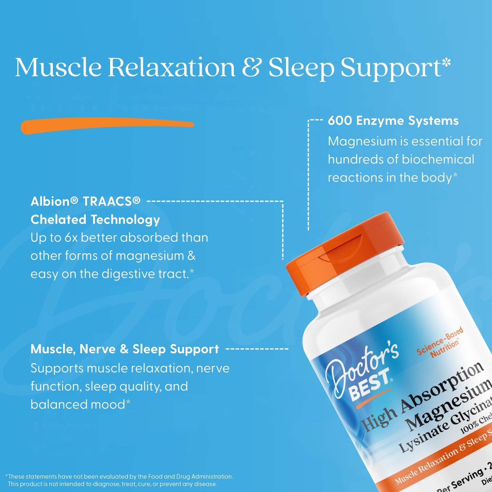 Doctor's Best - Høj Absorption Magnesium