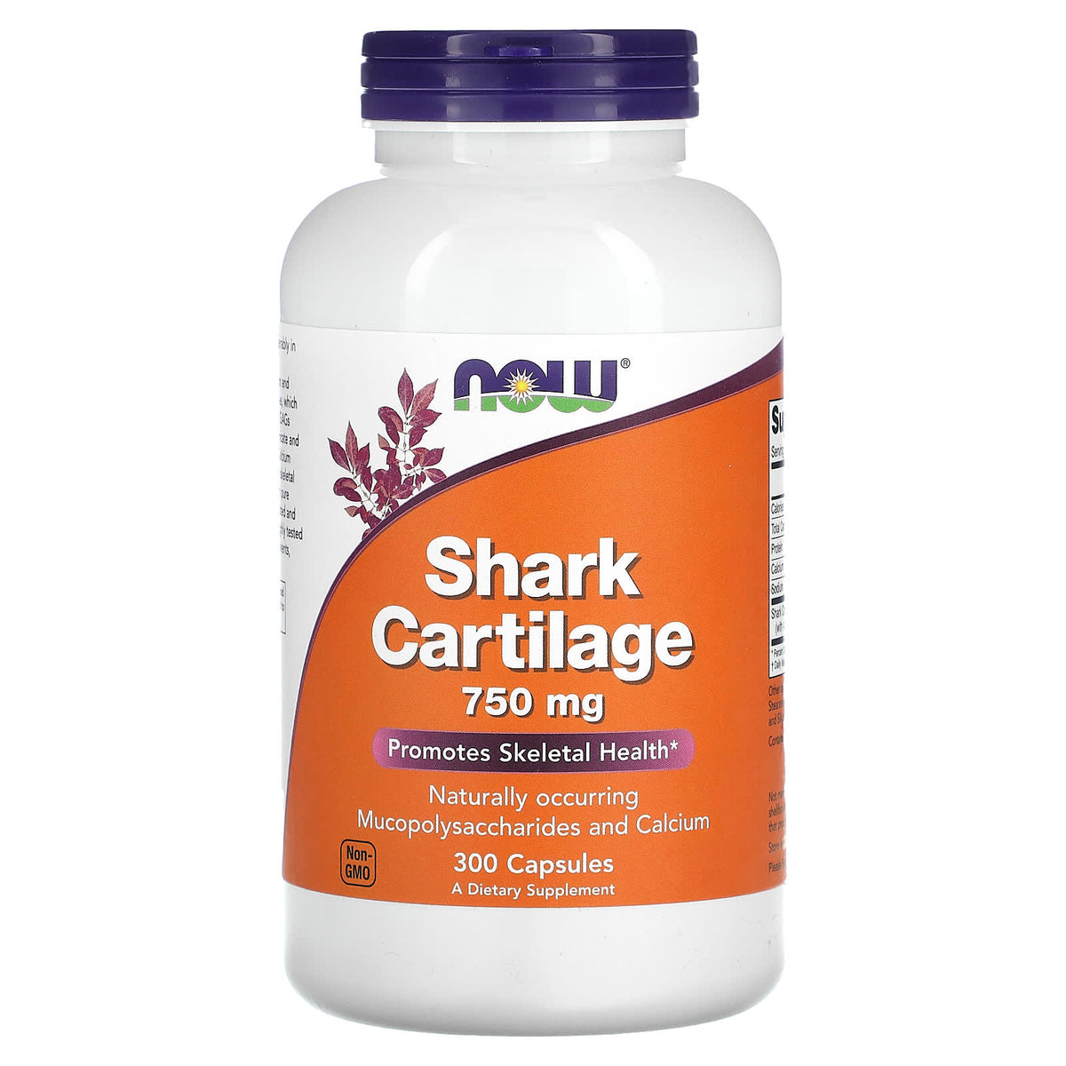 Shark Cartilage 750 mg flaska framsida