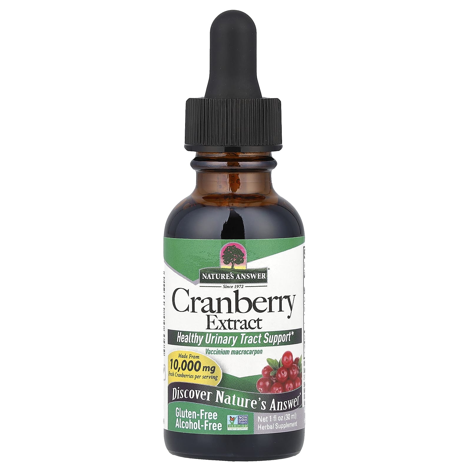 Nature's Answer Cranberry Extract baksida