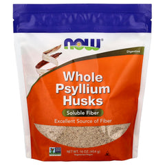 Now Foods Psyllium Husk baksida