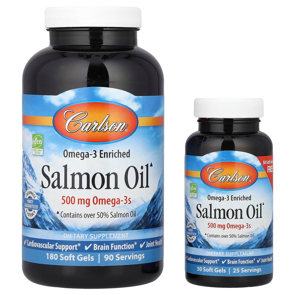 Norwegian Salmon Oil – 180 kapslar baksida