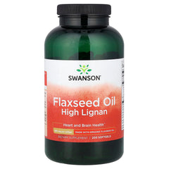 Flaxseed Oil High Lignan baksida
