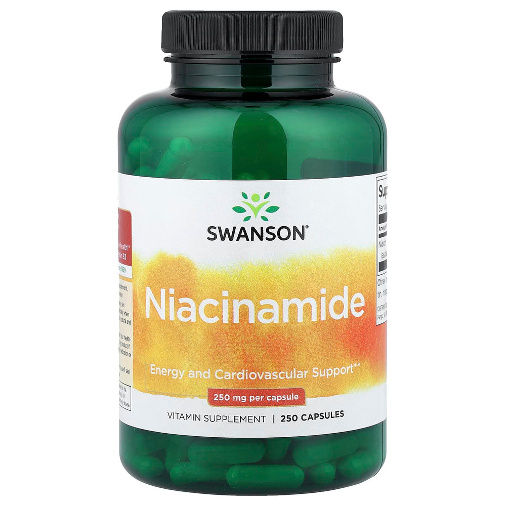 Niacin Vitamin B3 baksida näringsfakta