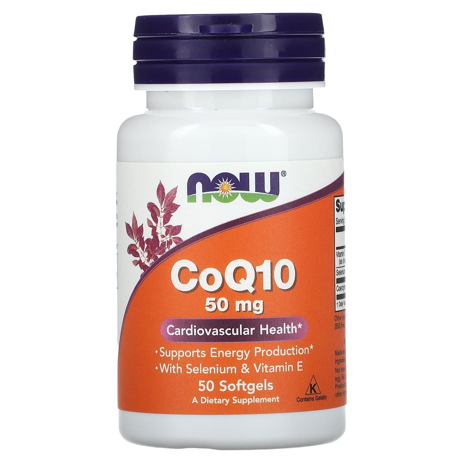 CoQ10 med selen & vitamin E näringsfakta