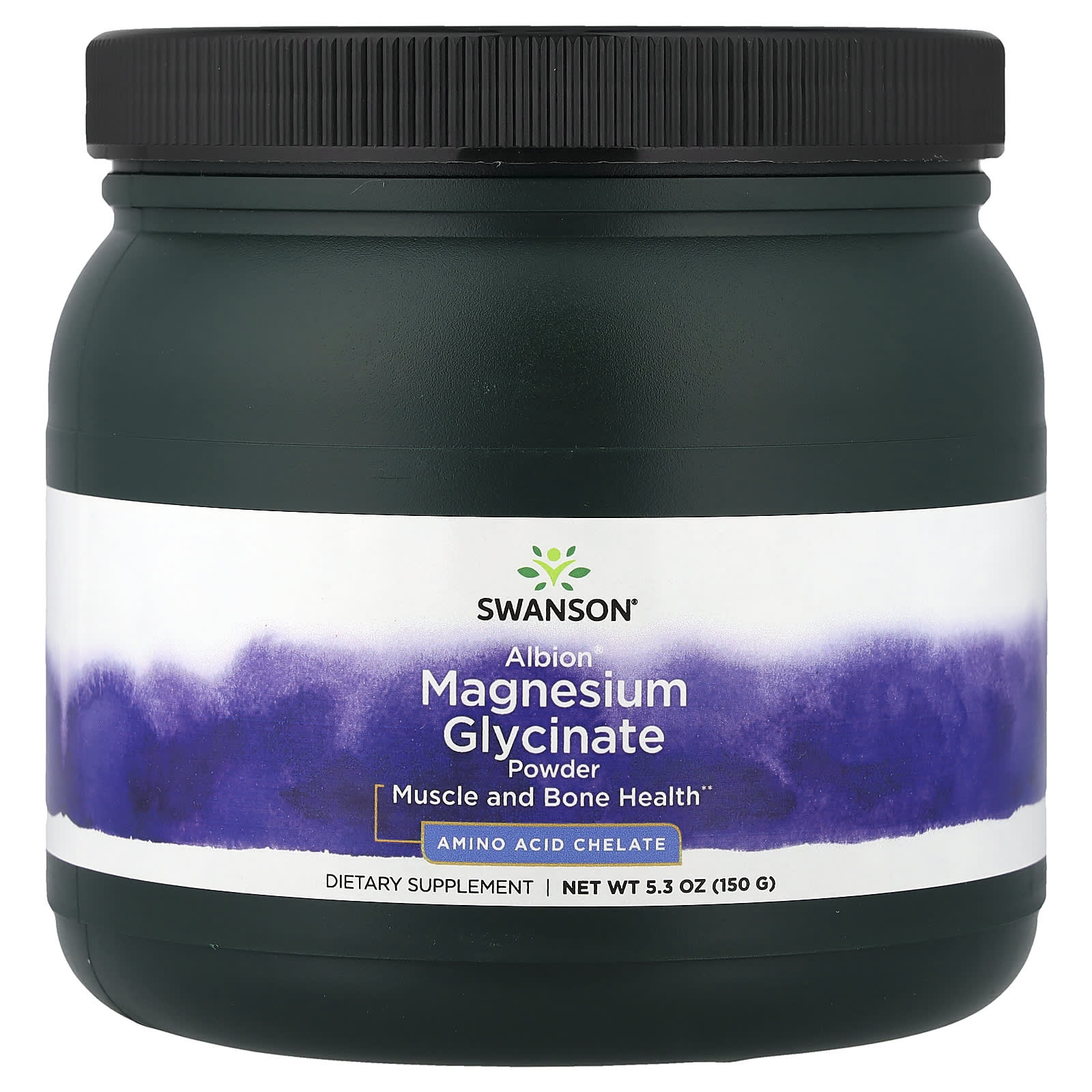 Magnesium Glycinate Powder baksida näringsfakta