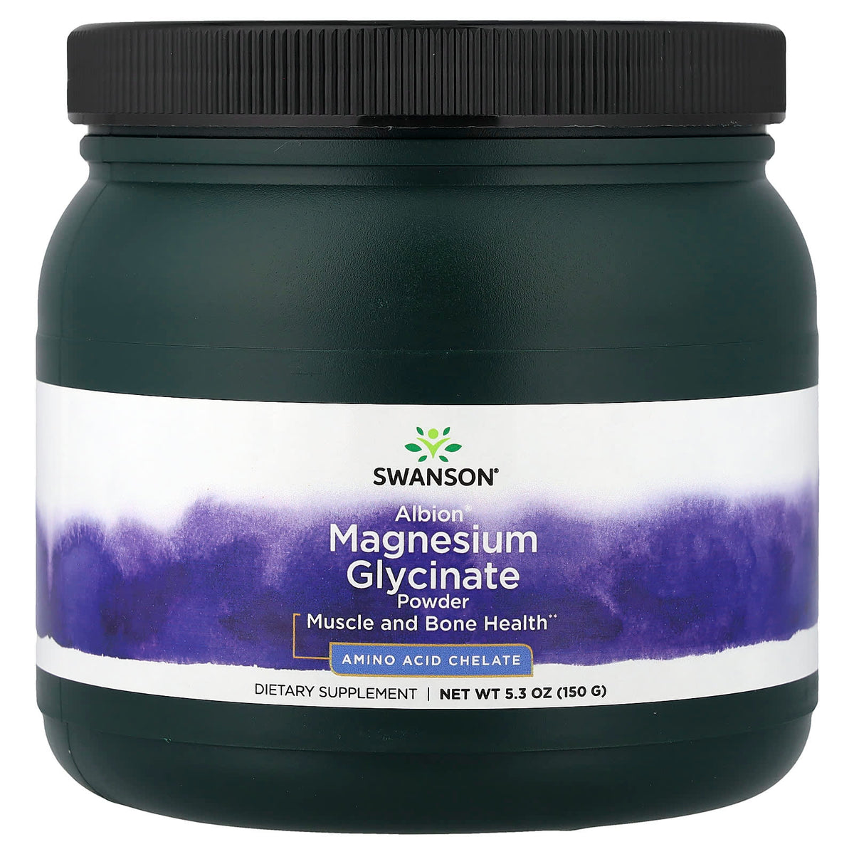 Magnesium Glycinate Powder baksida näringsfakta