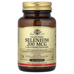 Solgar - Seleeni Hiivaton, 200mcg
