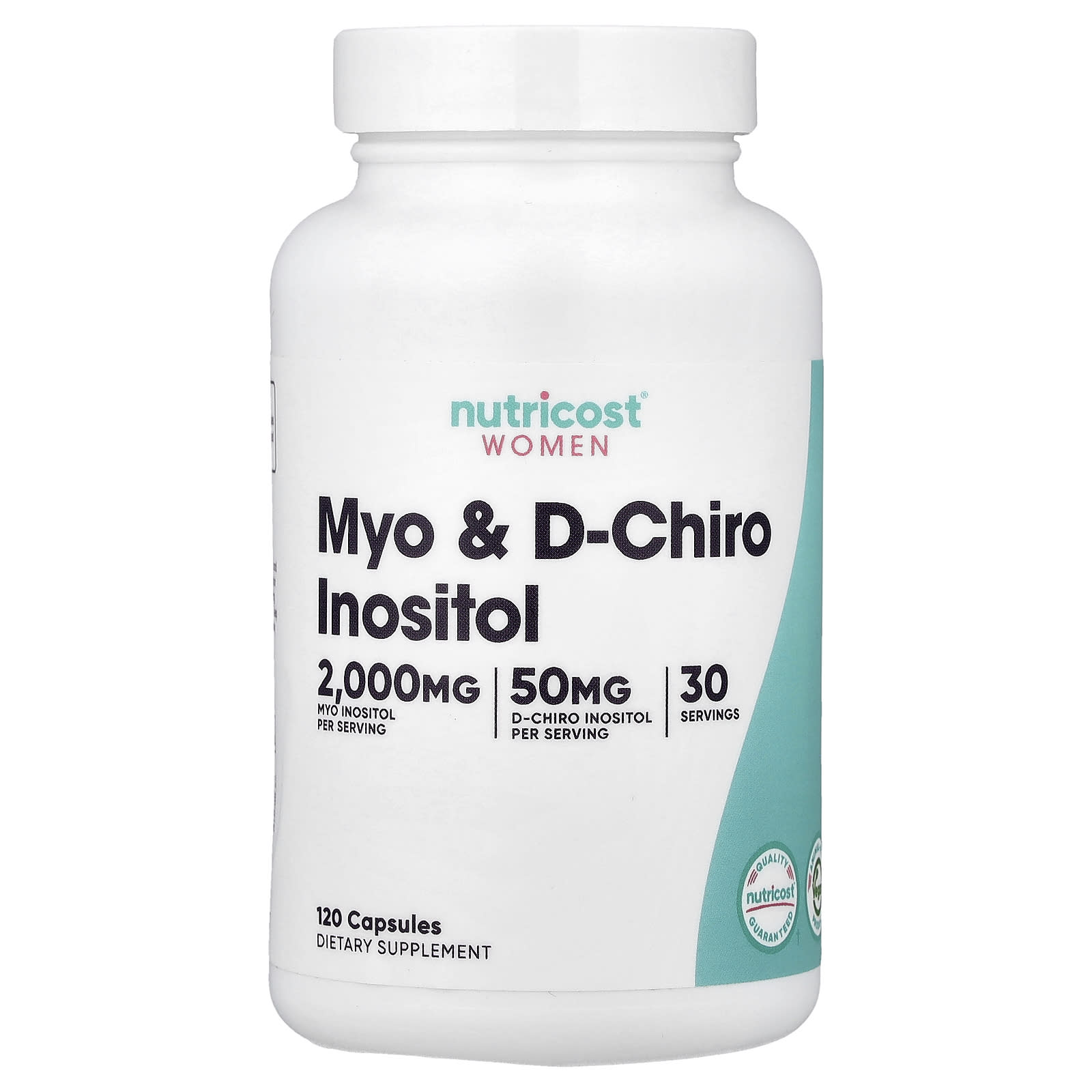 Nutricost Myo & D-Chiro Inositol baksida