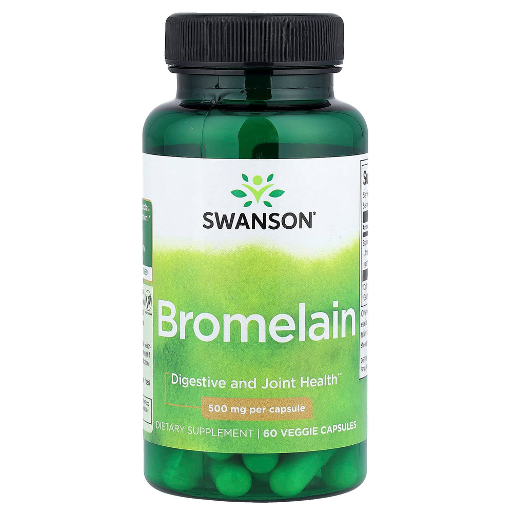 Swanson Bromelain 60 Vcaps framsida