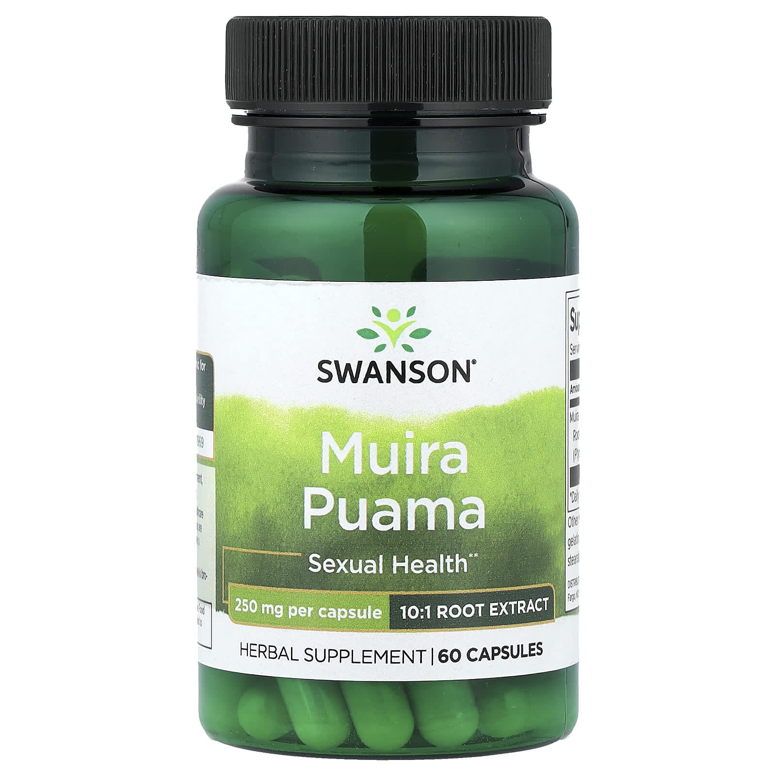 Muira Puama – Full Spectrum 250mg baksida