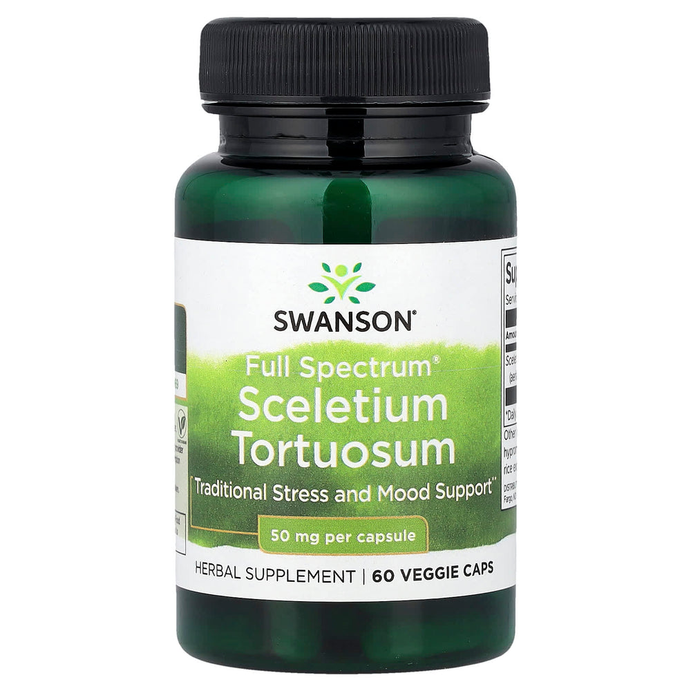 Sceletium Tortuosum Fullspektrum baksida